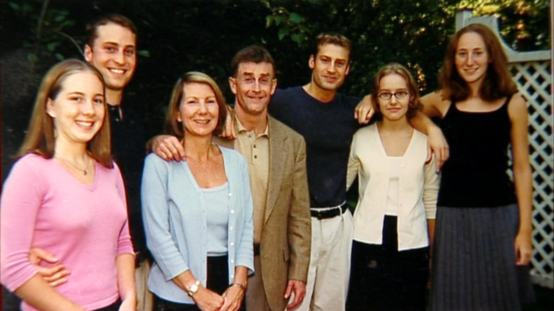 L to R: Caitlin Atwater, Clayton Peterson, Kathleen Peterson, Michael Peterson, Todd Peterson, Martha Ratliff, and Margaret (Ratliff) Blakemore.